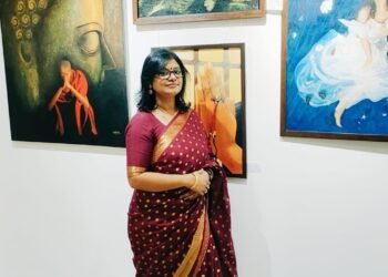From Earth to Ether: Binita’s Spiritual Voyage through Art