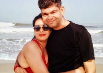 Gauri Kasebekar with her husband